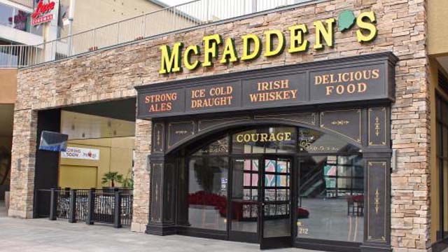 Mcfaddens Restaurant Franchise