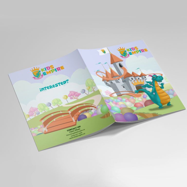 Portfolio Kidsempire Brochure 768X768 1 - Fms Franchise Marketing Systems