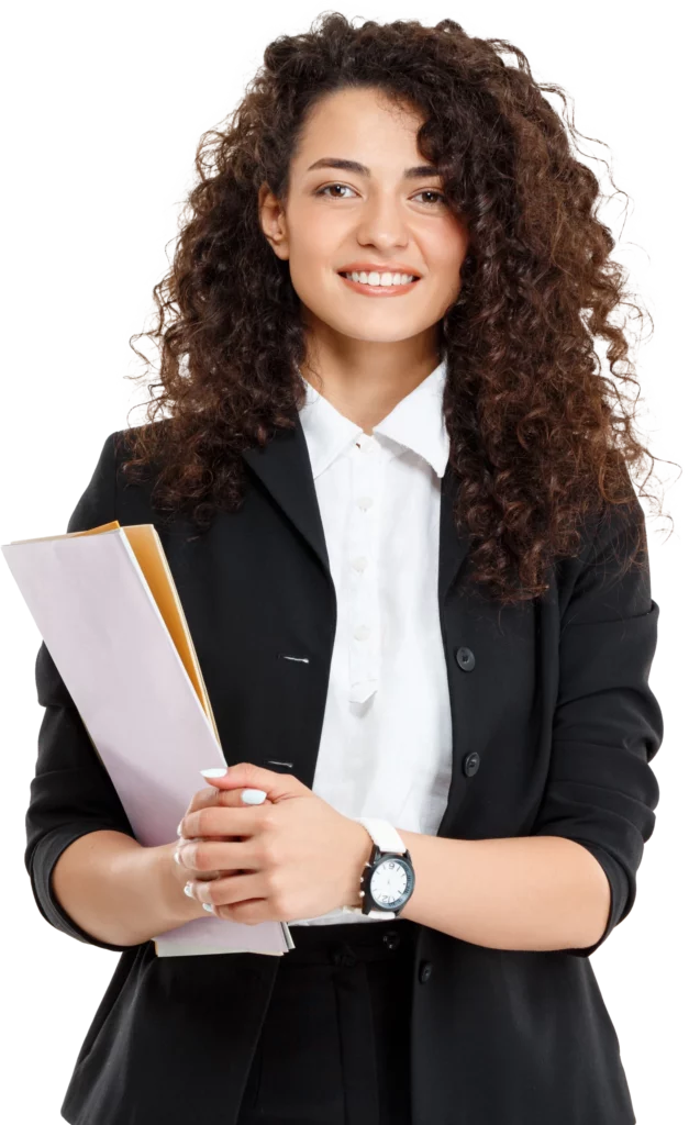 Young Tender Curly Girl Holding Documents Copy Scaled 1 Webp
