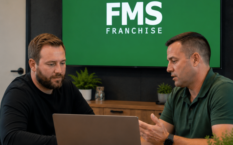 franchise consultant reviewing business readiness with a small business owner